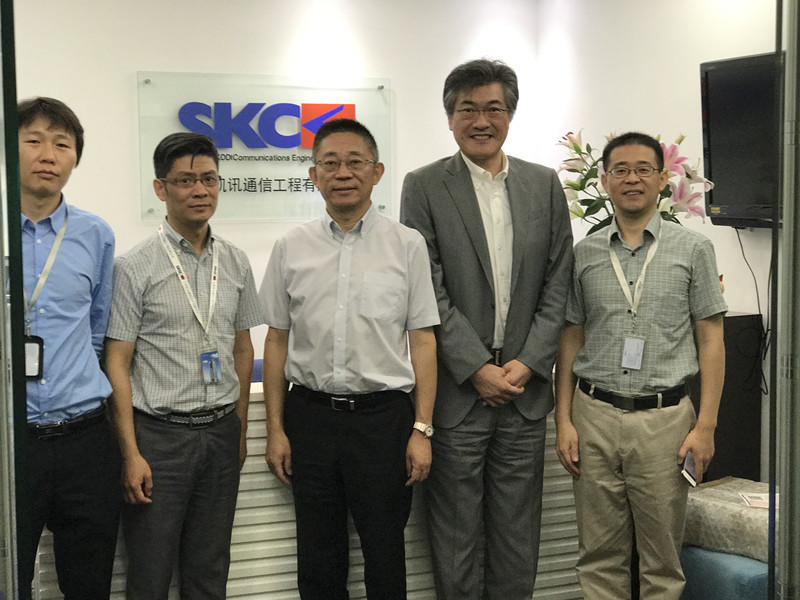 爱姆意访问上海凯讯通信工程有限公司